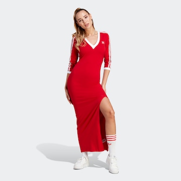 Rochie 'Adicolor Classics' de la ADIDAS ORIGINALS pe roșu: față