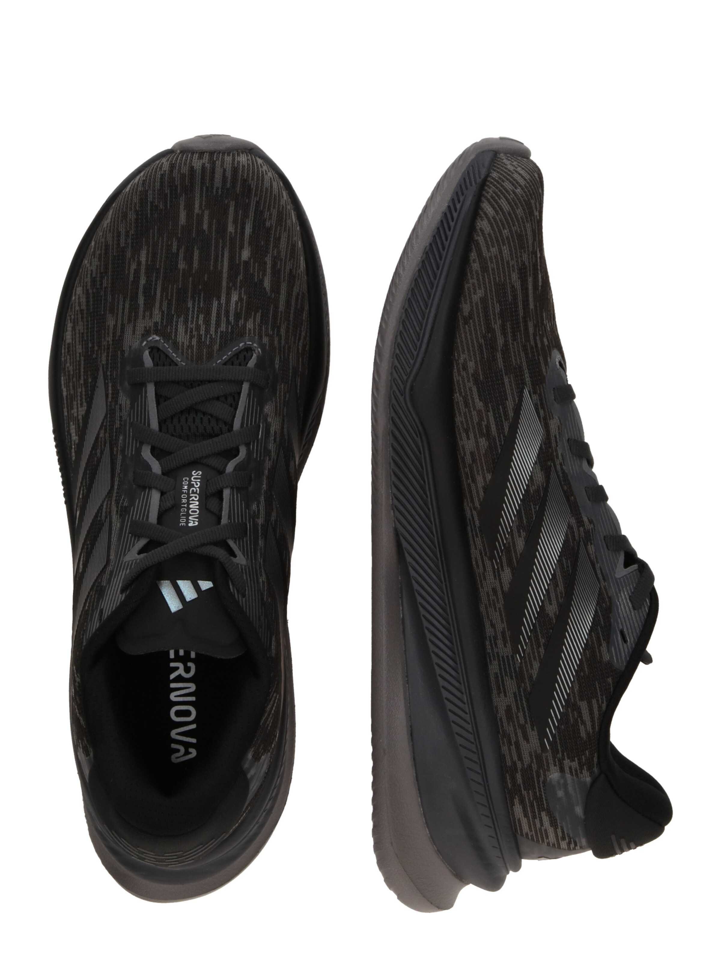 melns ADIDAS PERFORMANCE Skriešanas apavi 'Supernova Comfortglide'