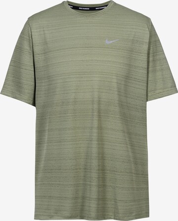 NIKE Performance Shirt 'Miler' in Green: front