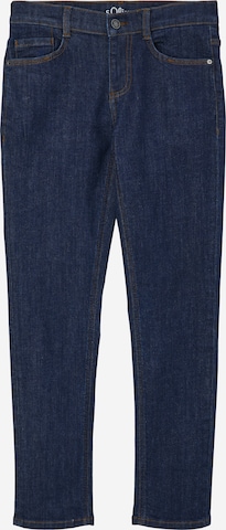 s.Oliver Slimfit Jeans 'Seattle' in Blauw: voorkant