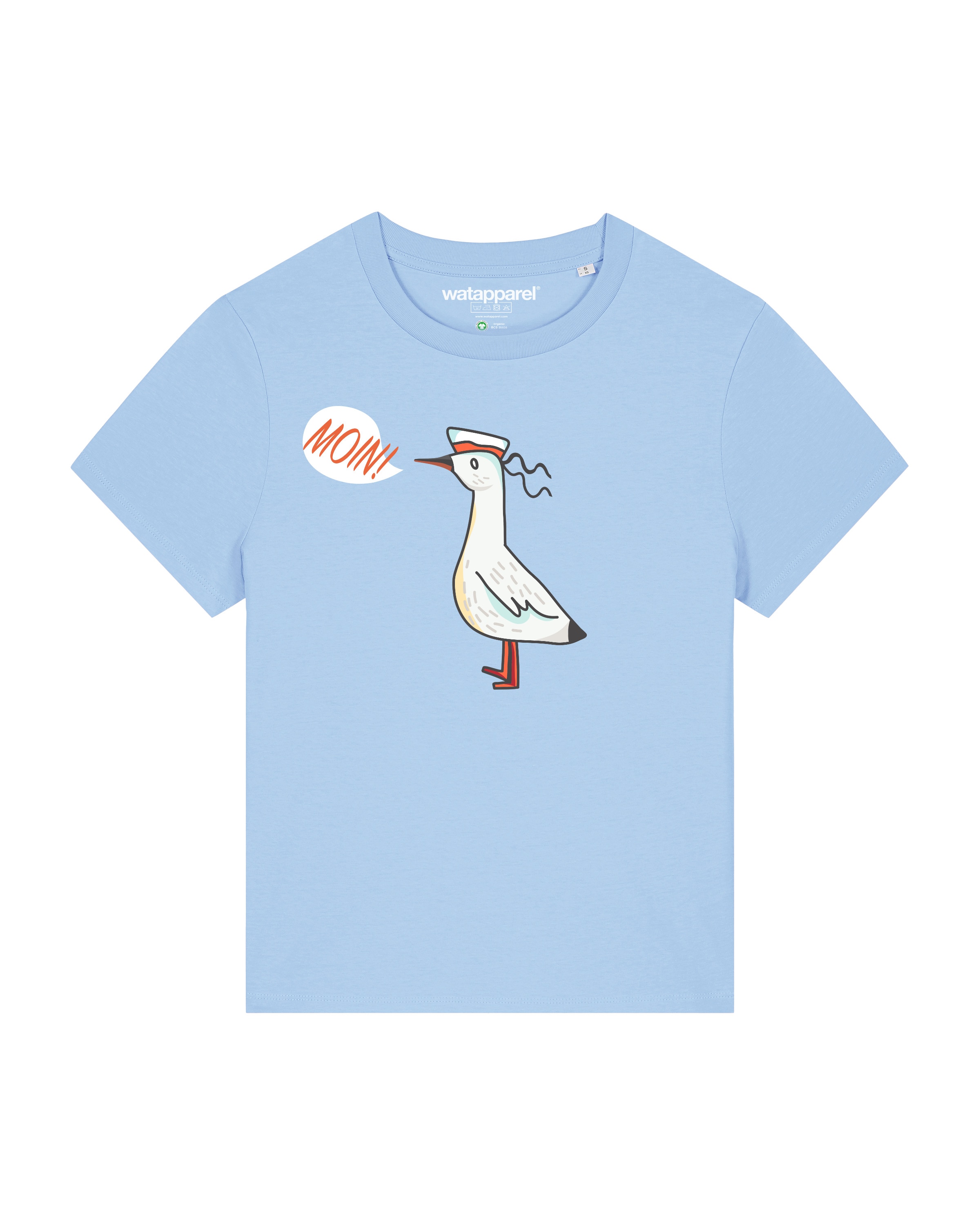 Watapparel Shirt in Blauw: voorkant