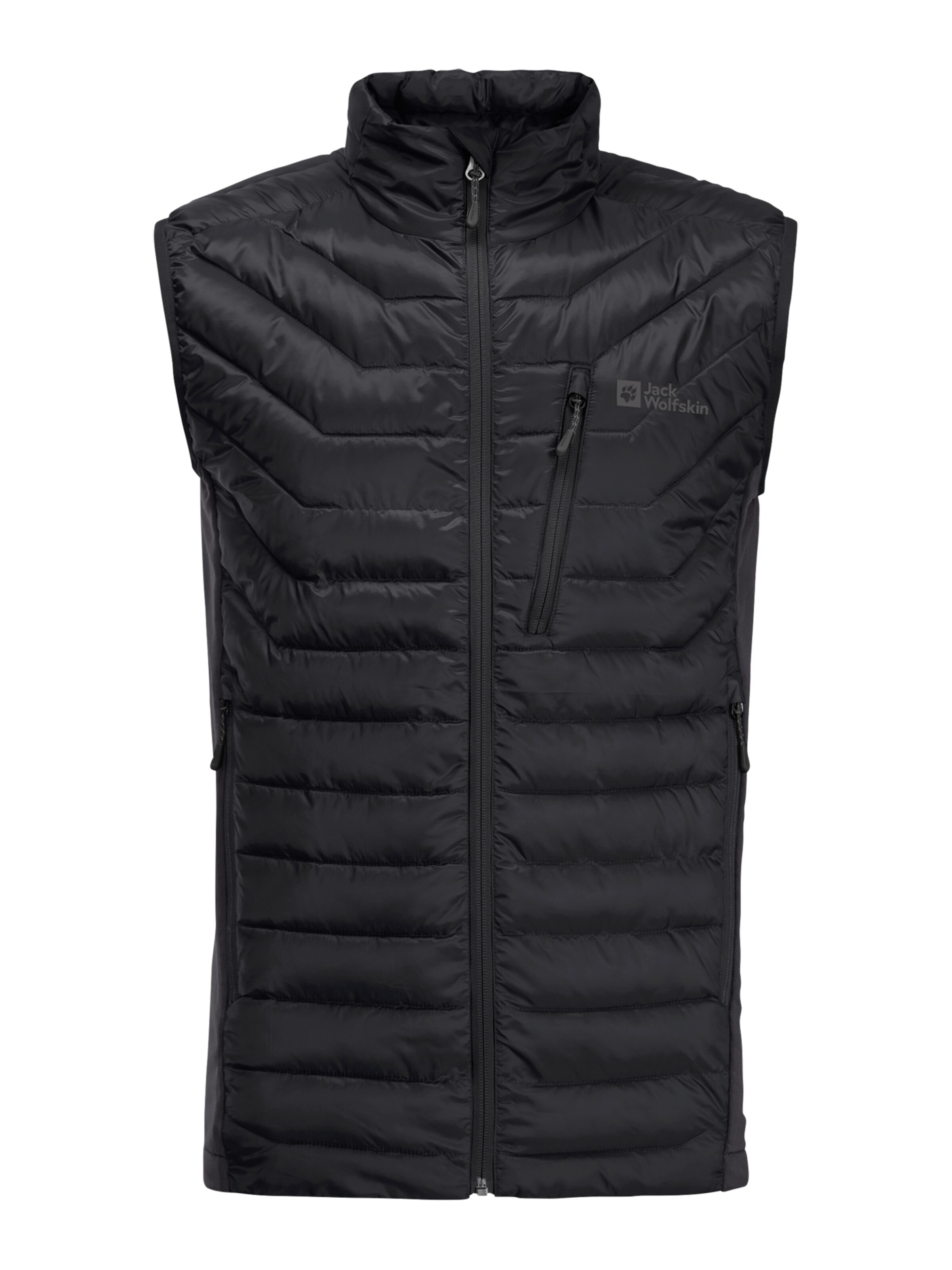 JACK WOLFSKIN Sports vest 'Routeburn Pro' in Black: front