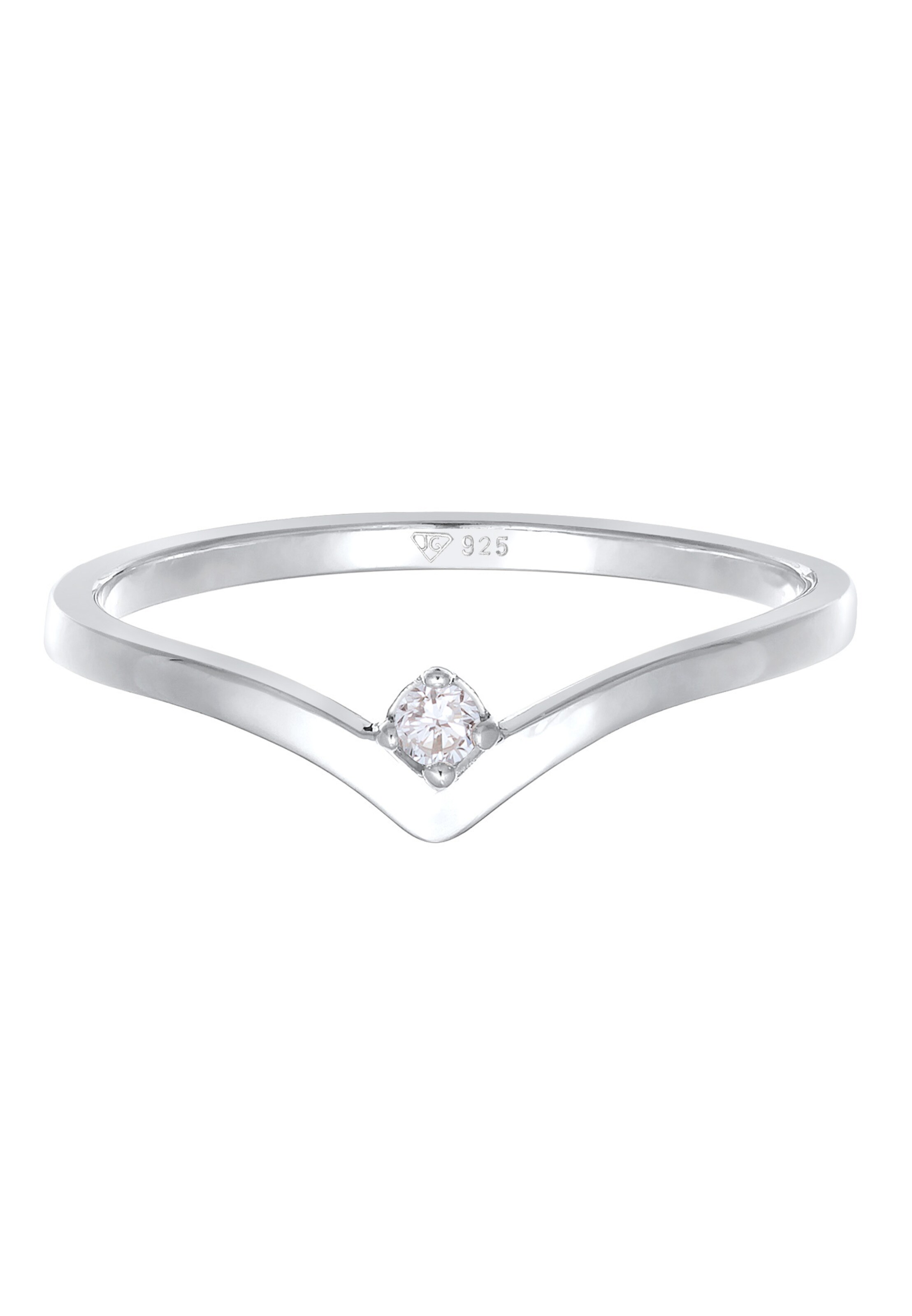 Elli DIAMONDS Ring in Zilver
