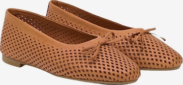 Ballerines 'Ballerinen' Desa en marron : devant