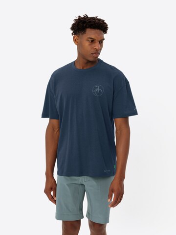 VAUDE Functioneel shirt 'Cyclist' in Blauw