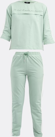 Tom Barron Trainingsanzug in Grün: Vorderseite