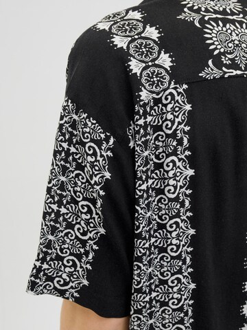 JACK & JONES Comfort fit Overhemd in Zwart