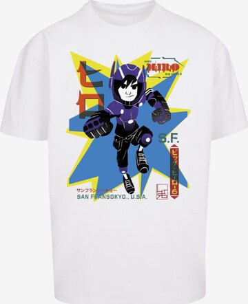 F4NT4STIC T-Shirt 'Big Hero 6 Hiro Manga' in Weiß: predná strana