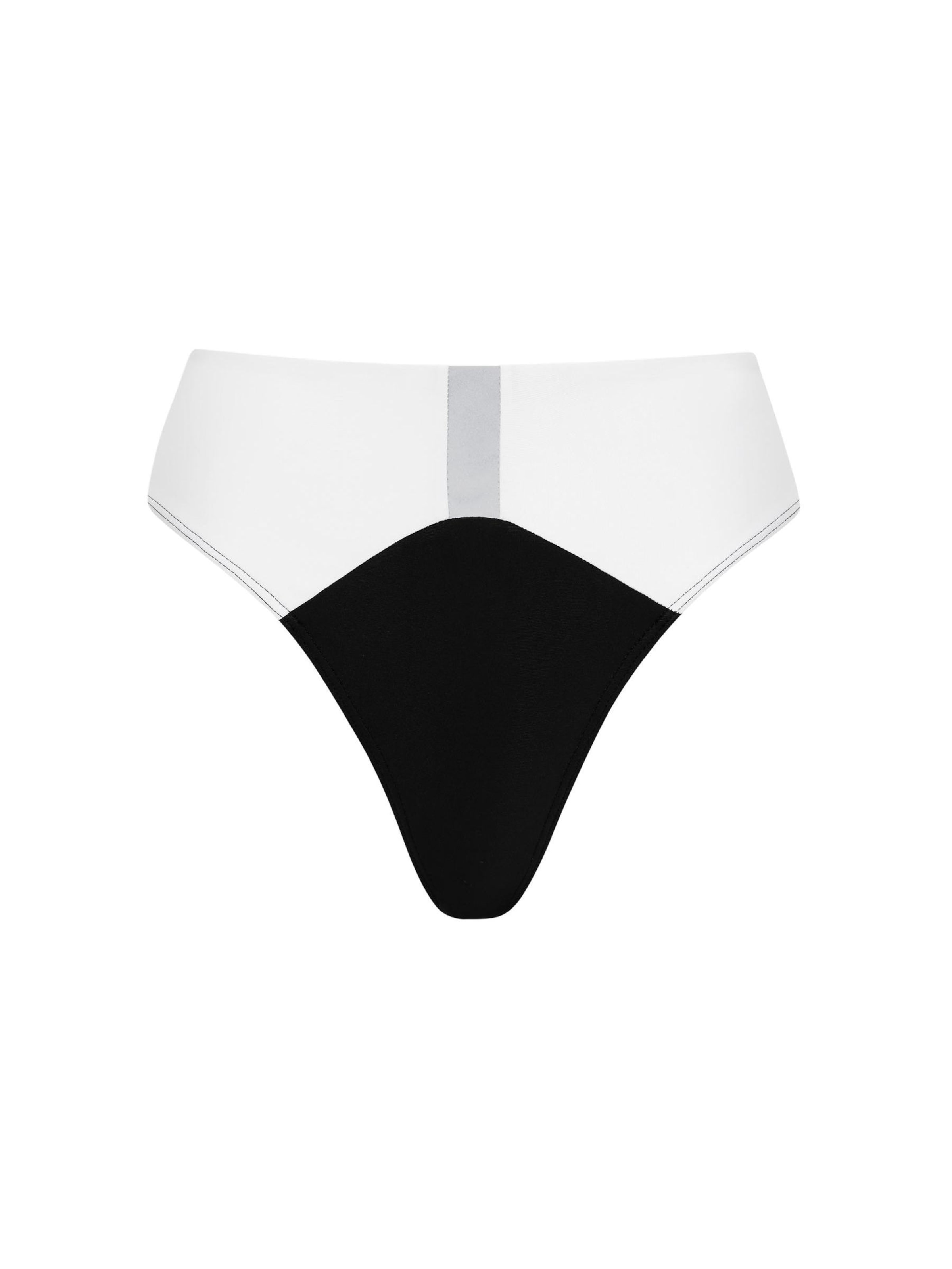 Horizon Athletic - Braga de bikini deportiva 'Coral Sea Bikini Bottom Luna' en negro: frente