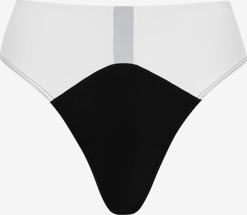 Horizon Athletic - Braga de bikini deportiva 'Coral Sea Bikini Bottom Luna' en negro: frente