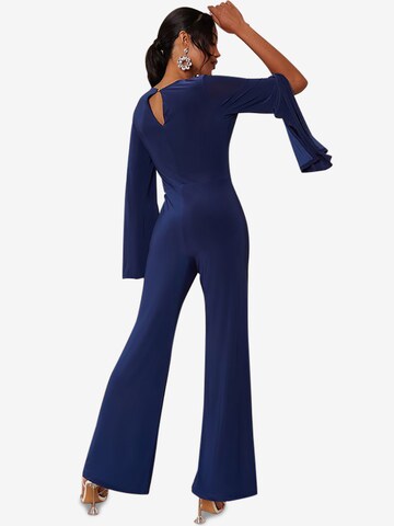 Chi Chi London Jumpsuit in Blau