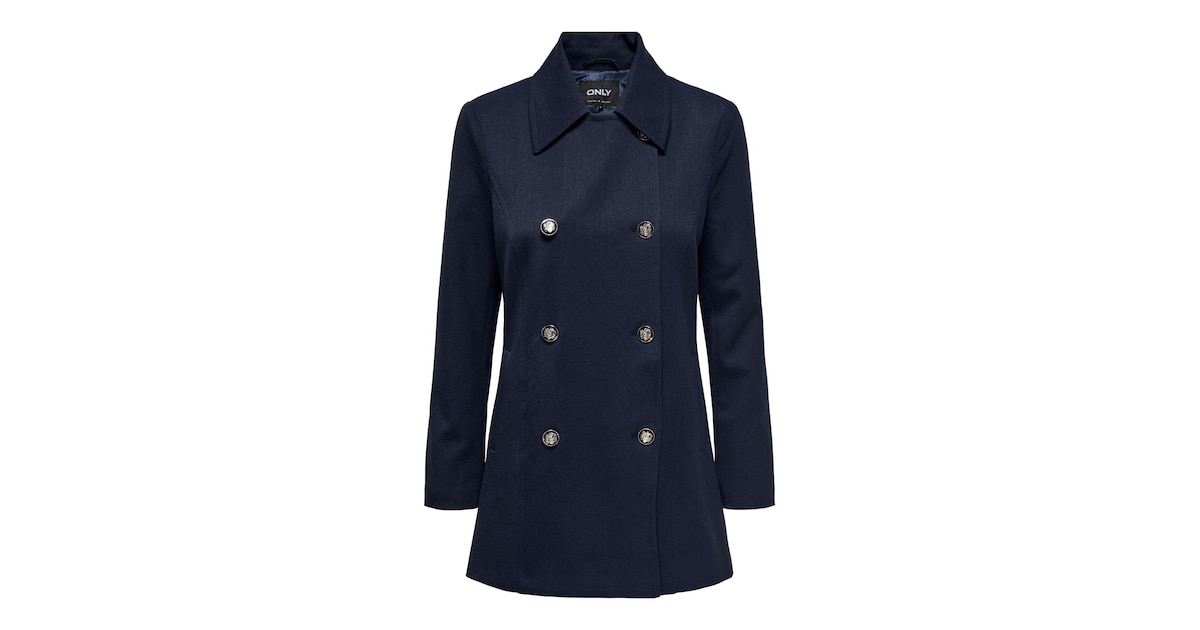 ONLY Between-Seasons Coat 'MIAMI MILI' in Night Blue ABOUT YOU