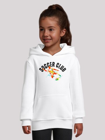 F4NT4STIC Sweatshirt 'Soccer Club Sport Fan Artwork' in Wit: voorkant