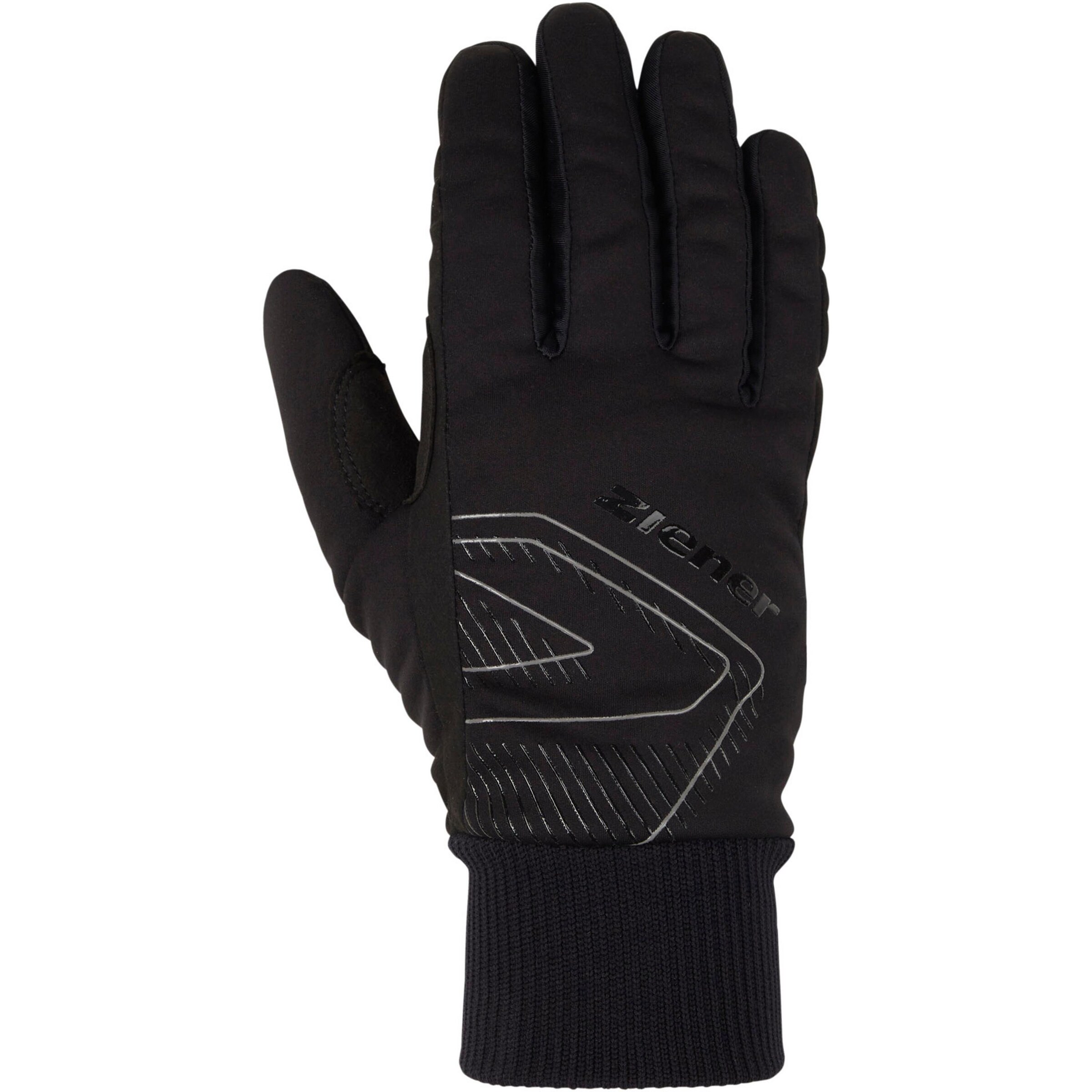 ZIENER Athletic Gloves 'Ulano' in Black