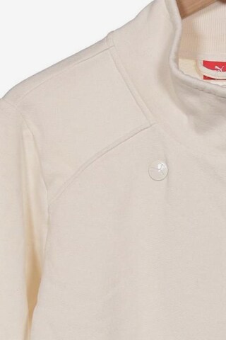 PUMA Sweatshirt & Zip-Up Hoodie in XL in White