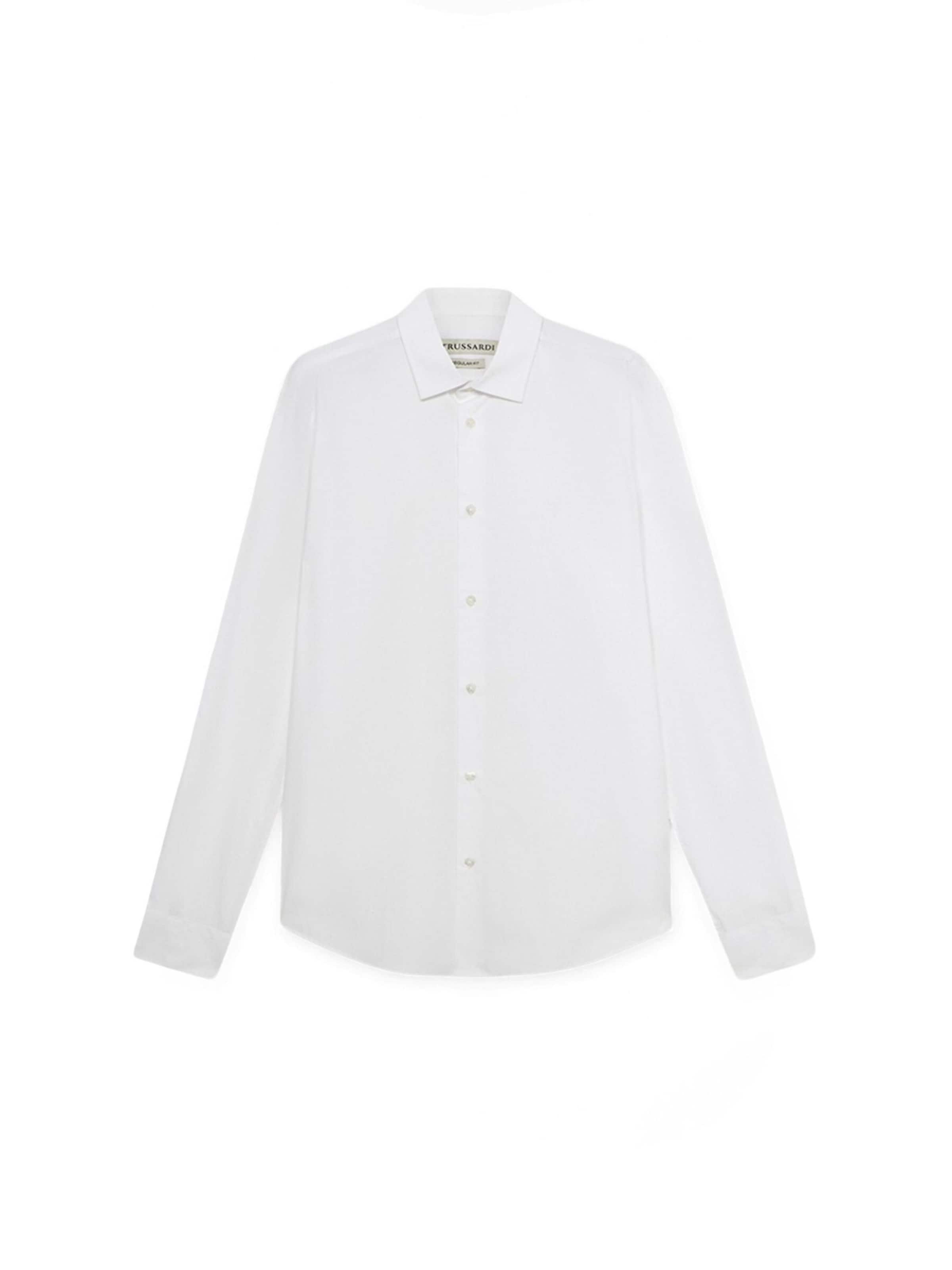 Coupe regular Chemise Trussardi en blanc