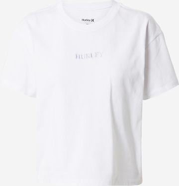 Hurley Functioneel shirt in Wit: voorkant