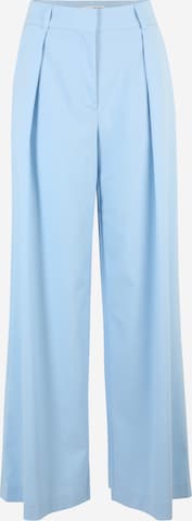 Selected Femme Tall Pleat-Front Pants 'CHARLOTTE' in Blue: front