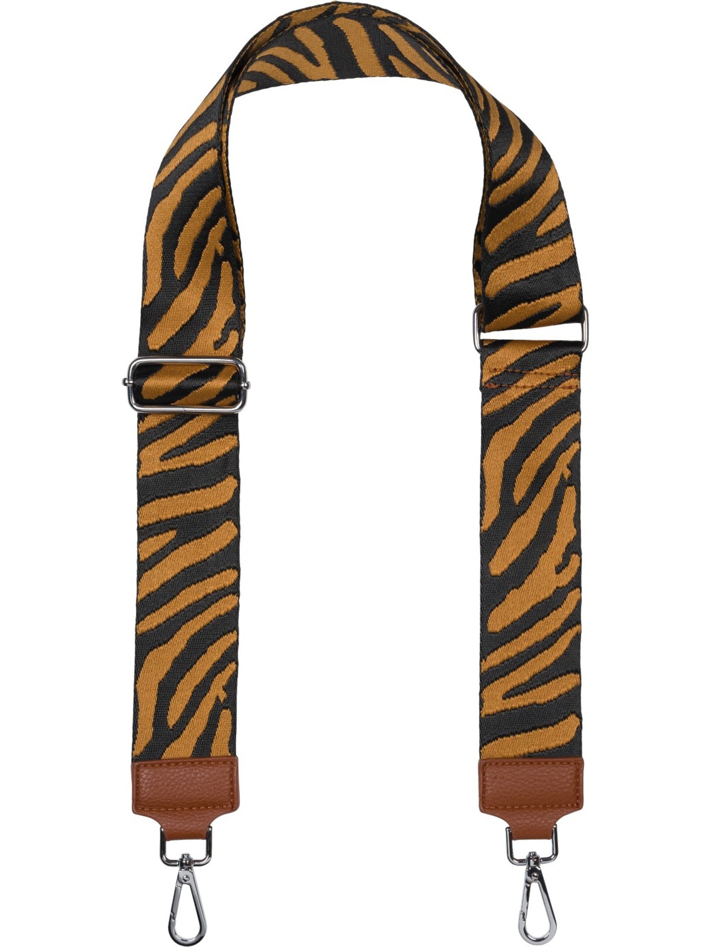 styleBREAKER Taschenzubehör 'Breiter Wechsel Taschengurt Zebra'‌ in Braun: Vorderseite