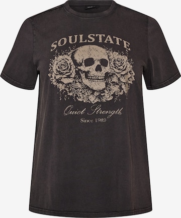 Zizzi Shirt in Grey: front
