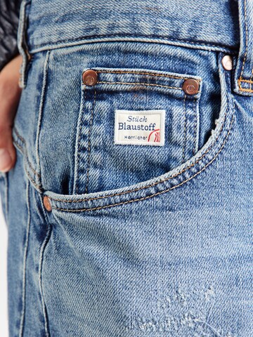 zils Herrlicher Vaļīgs piegriezums Džinsi