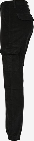 Urban Classics Tapered Cargo trousers in Black