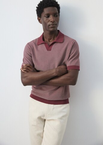 MANGO MAN Pullover 'Petonet' in Lila