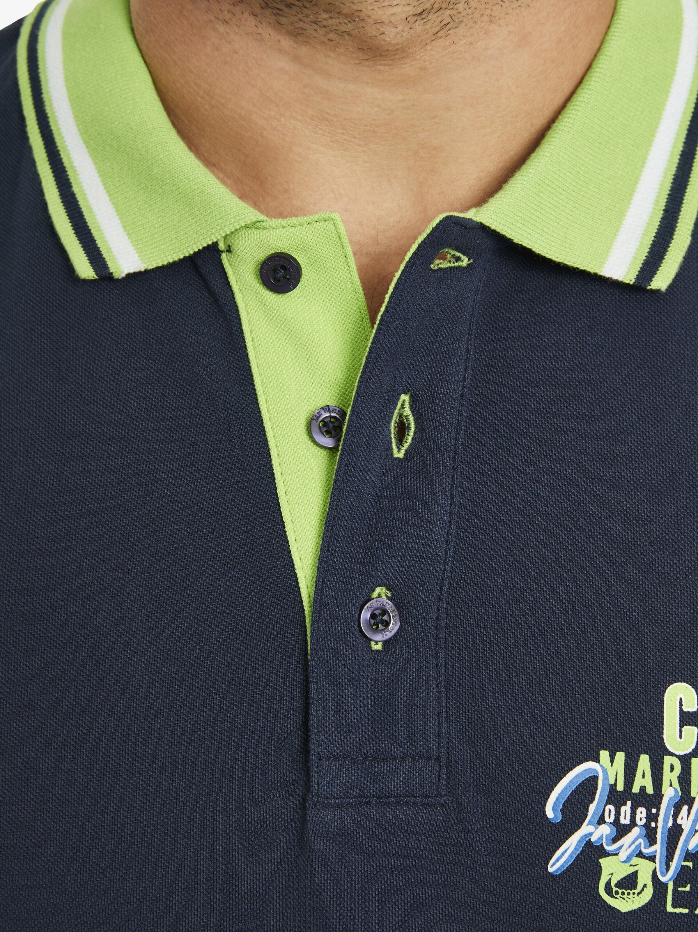 Jan Vanderstorm Poloshirt 'Teofil' in Blau