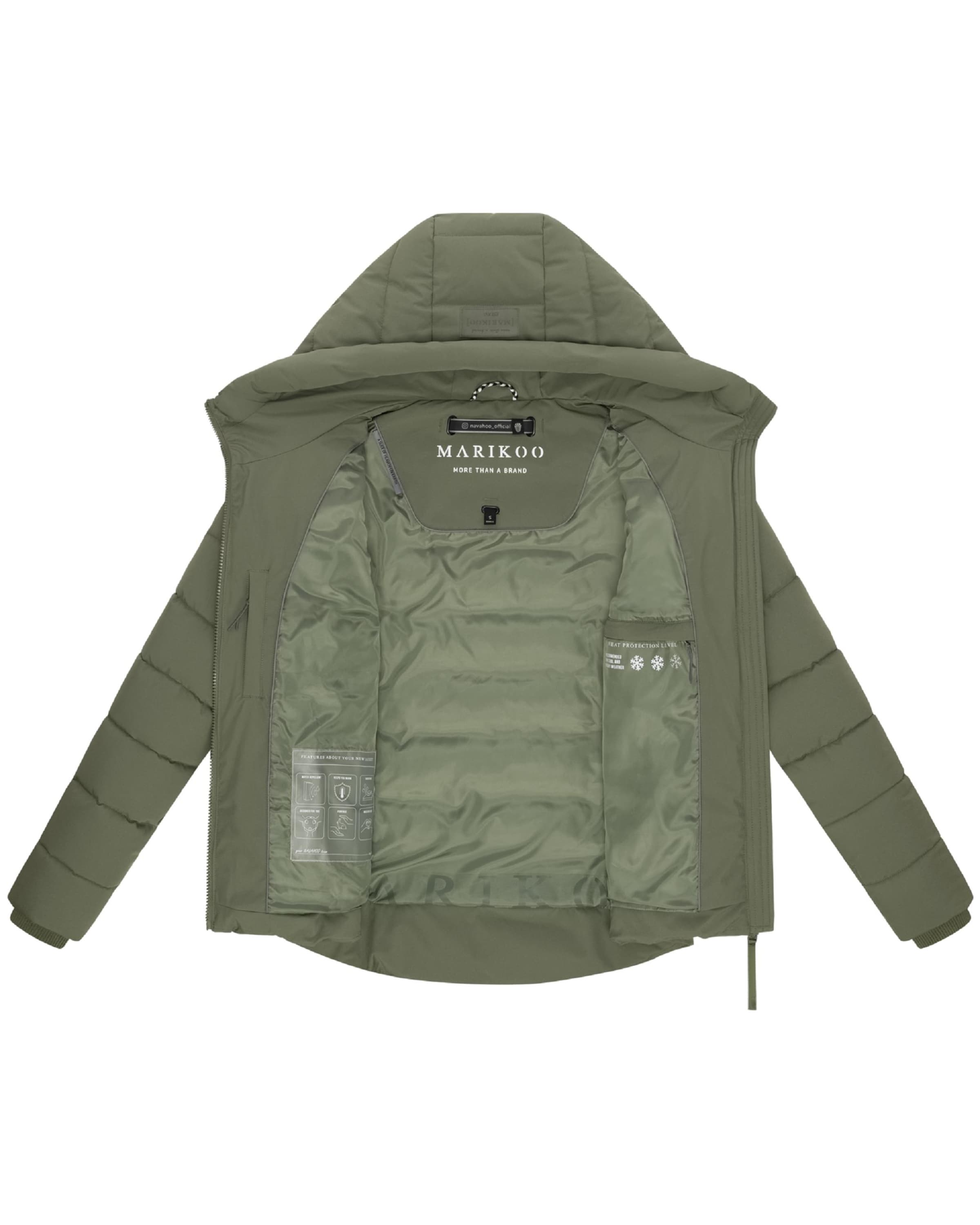 Geacă de iarnă 'Tayenaa 16' de la MARIKOO pe verde