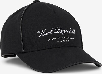 Karl Lagerfeld Caps 'Hotel' i svart / hvit, Produktvisning