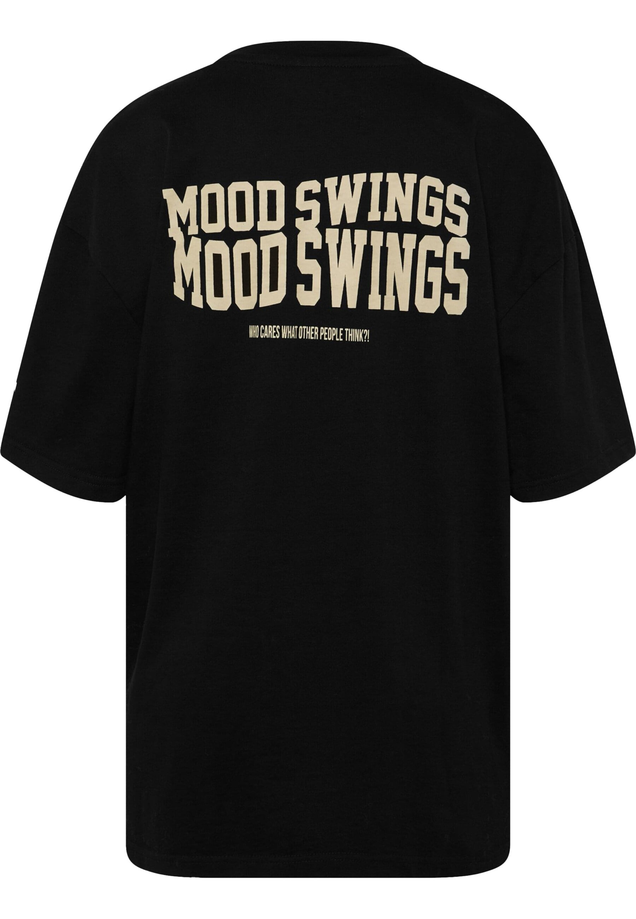 DEF T-shirt 'Mood Swings' i svart
