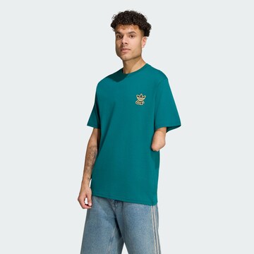 ADIDAS ORIGINALS - Camisa 'ST' em verde: frente