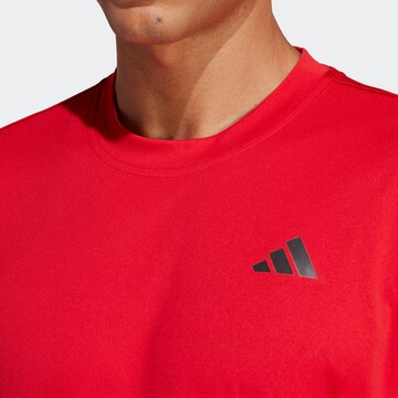 ADIDAS PERFORMANCE - Camisa funcionais 'Club' em vermelho