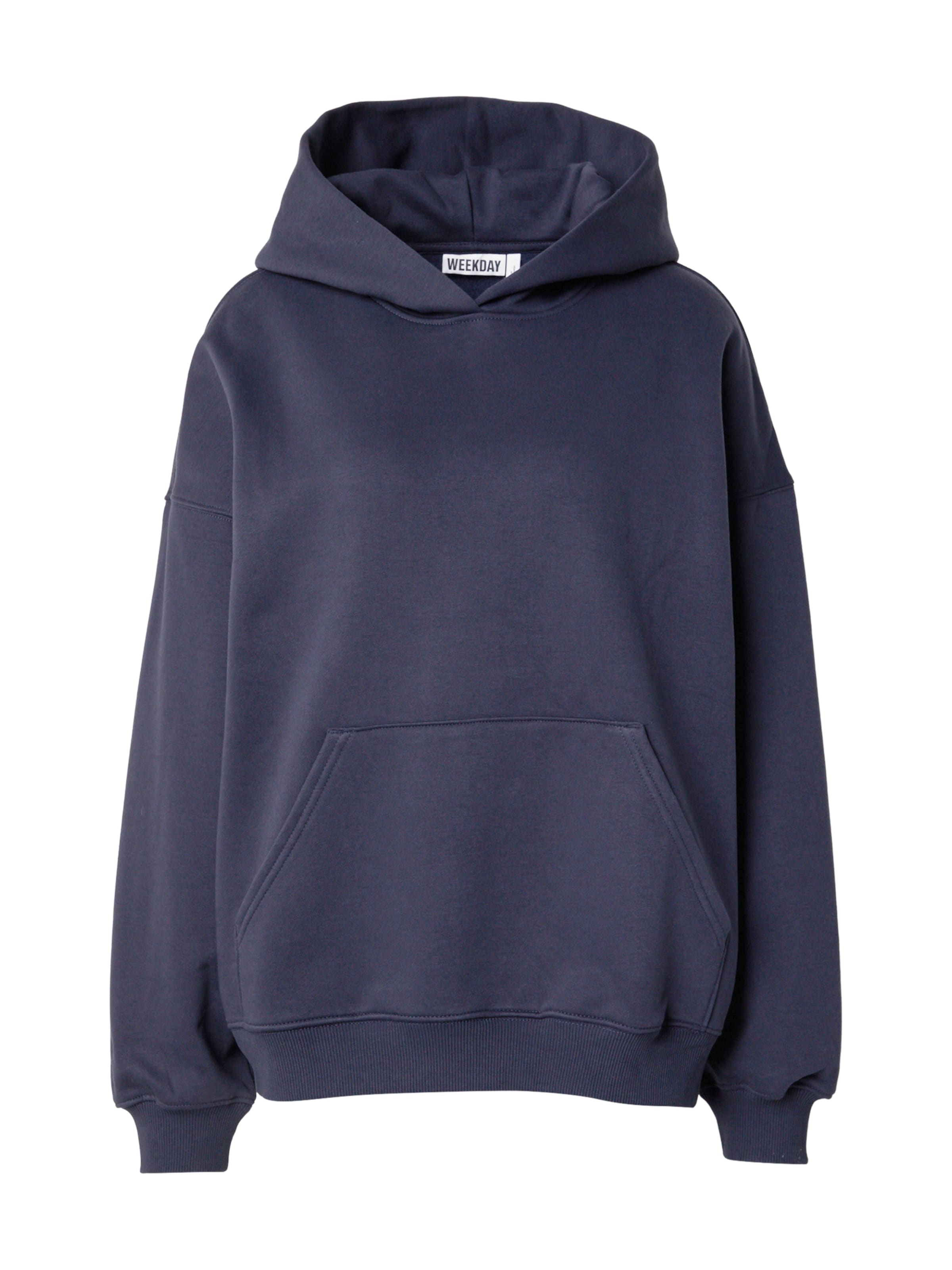 WEEKDAY Суичър в синьо: отпред