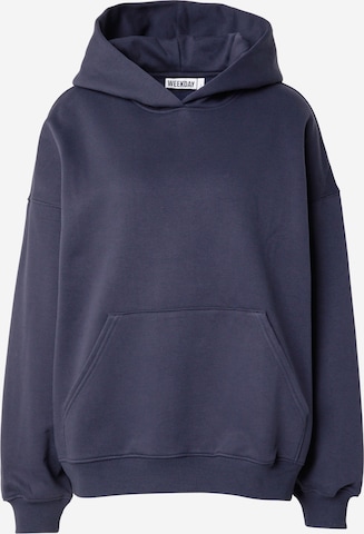 WEEKDAY Свитшот в Синий: спереди