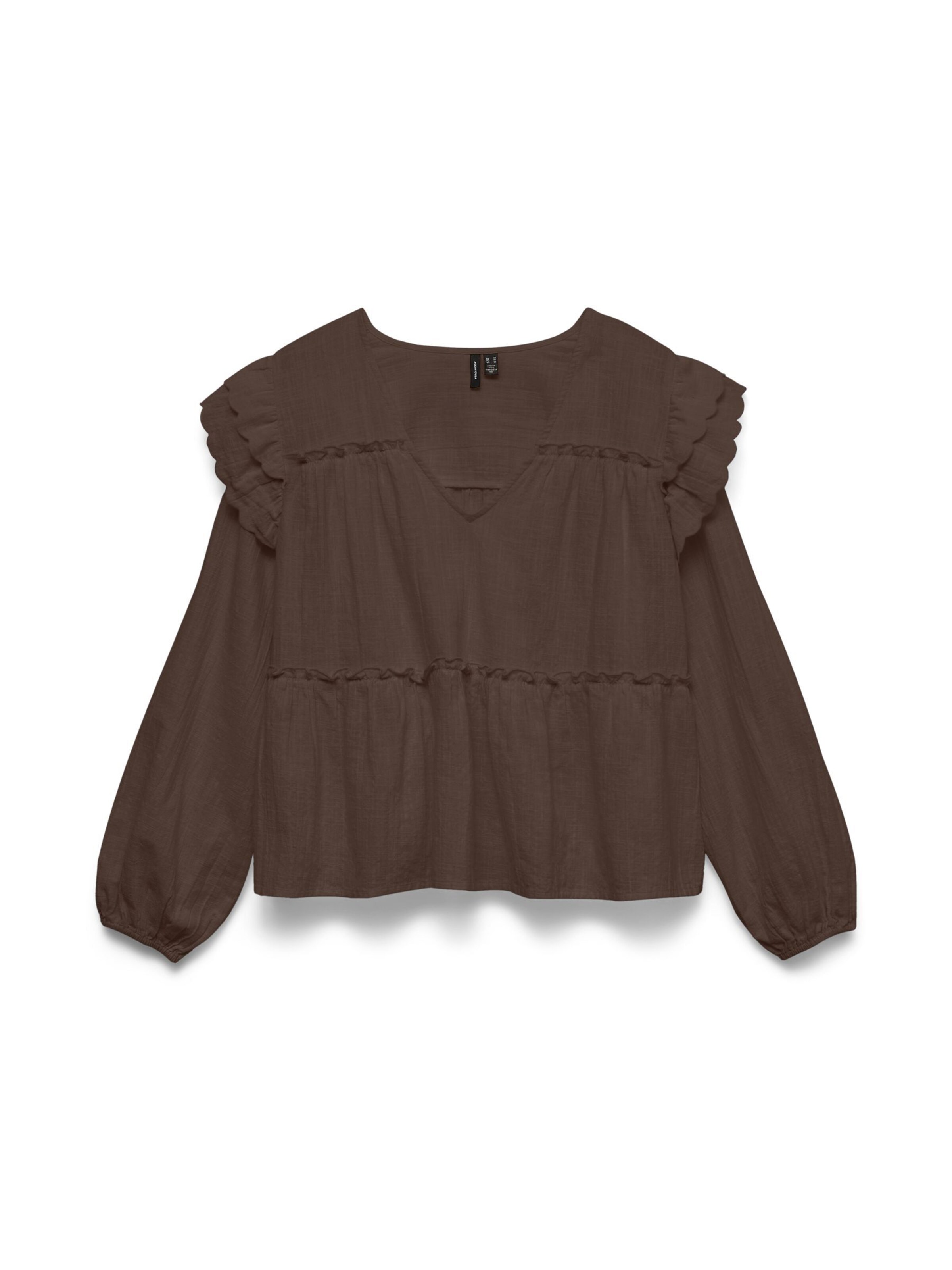 VERO MODA Top in Bruin: voorkant