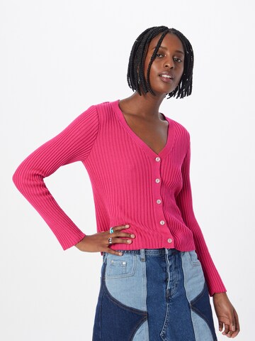 Oasis Gebreid vest in Roze: voorkant