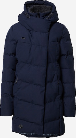 Ragwear Winter Coat 'Pavla' in Blue: front
