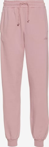 Effilé Pantalon 'Bagod' FILA en rose : devant