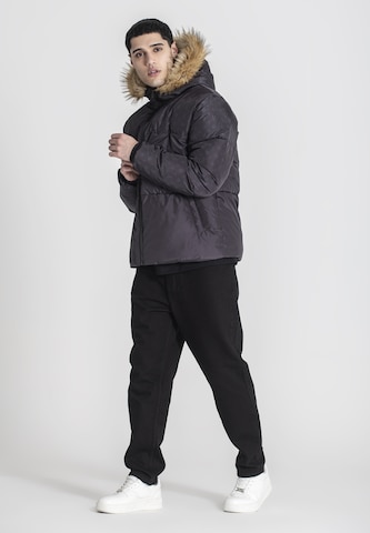 Gianni Kavanagh Winterjas in Zwart