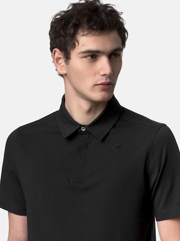 K-Way Shirt 'K-WAY VIGGO LT STRETCH JERSEY SLIM T-Shirt e Polo' in Zwart