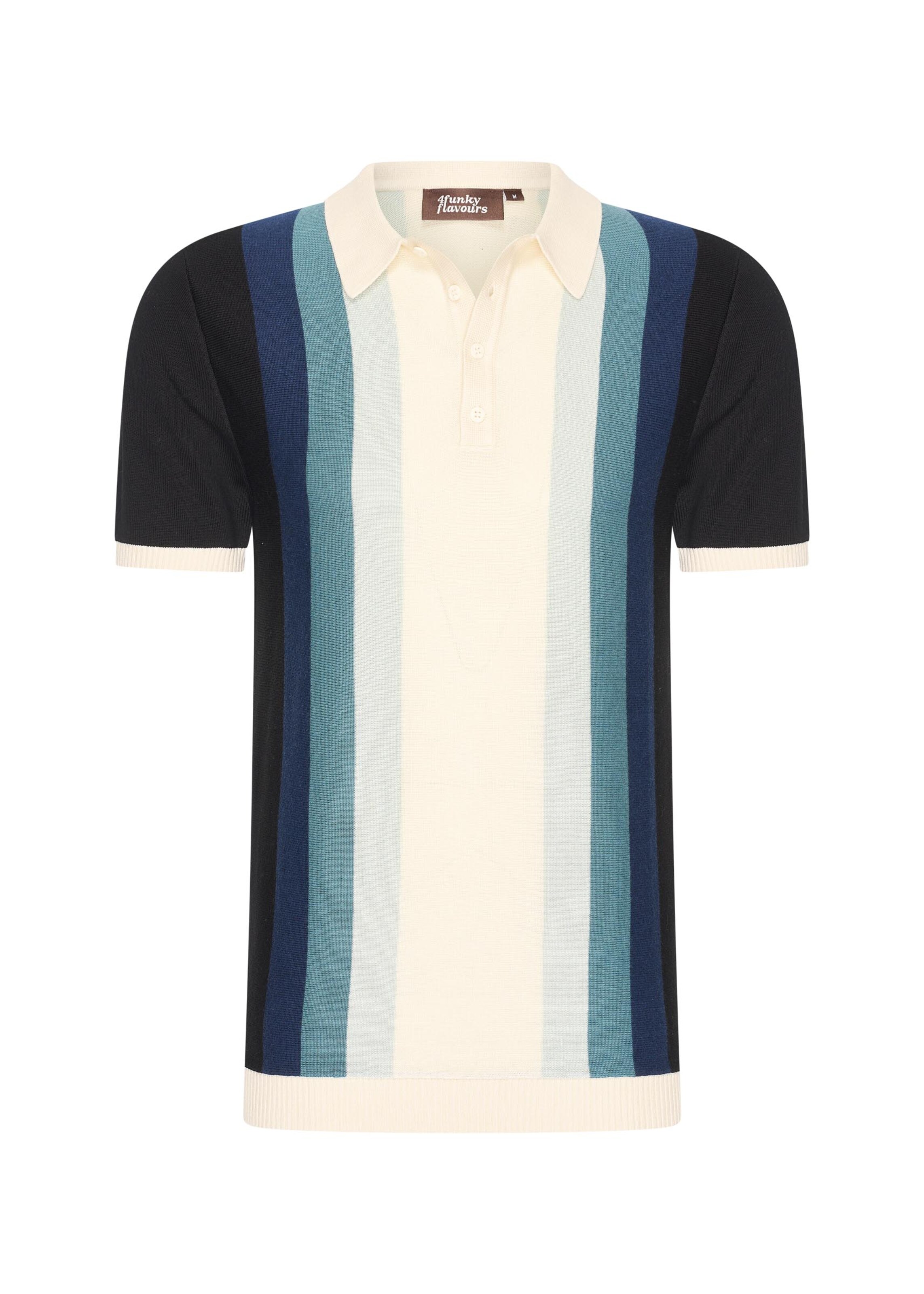 4funkyflavours Shirt 'Fear When You Fly' in Beige: front