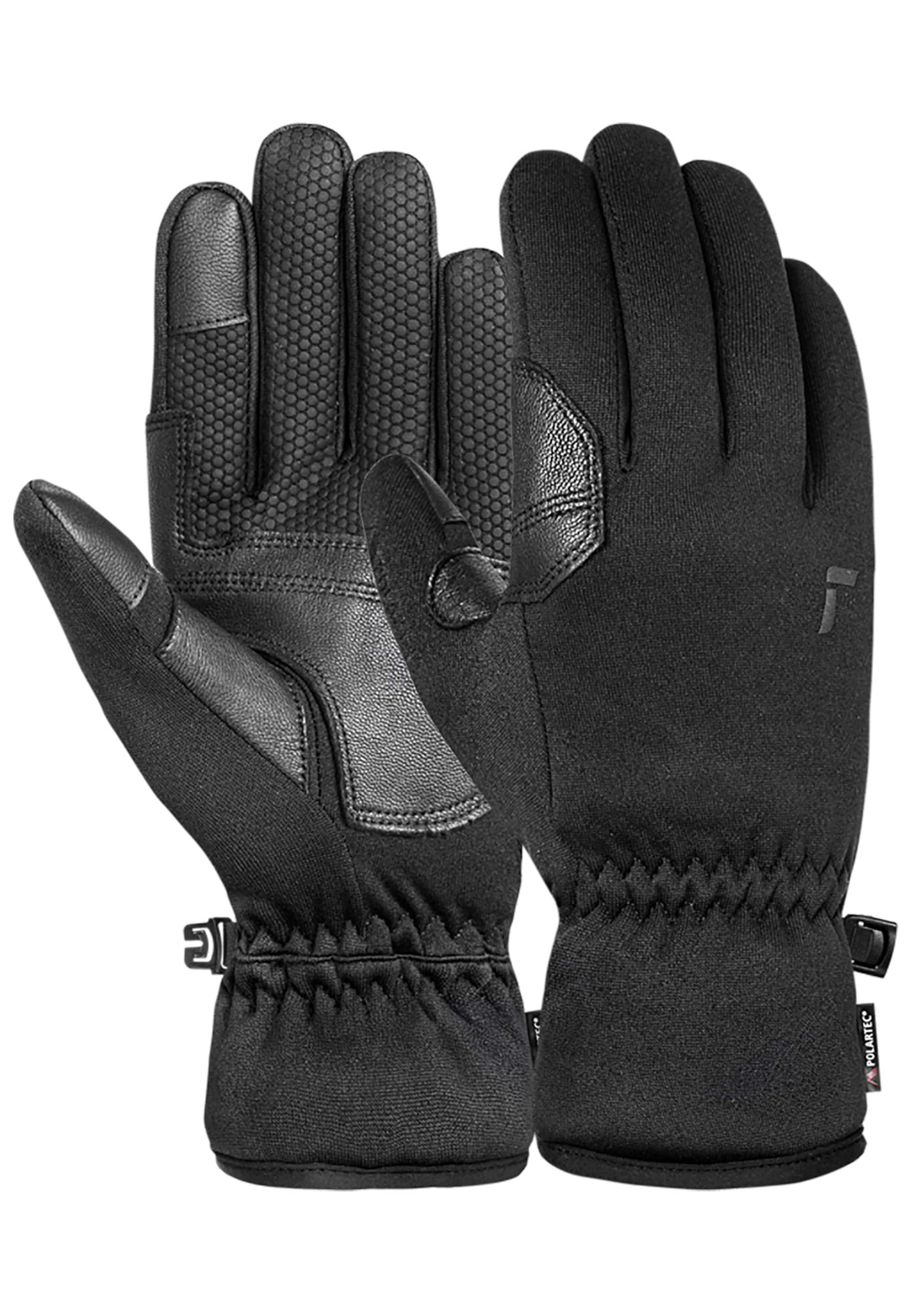 REUSCH Sports gloves 'Thomas TOUCH-TEC' in Black: front