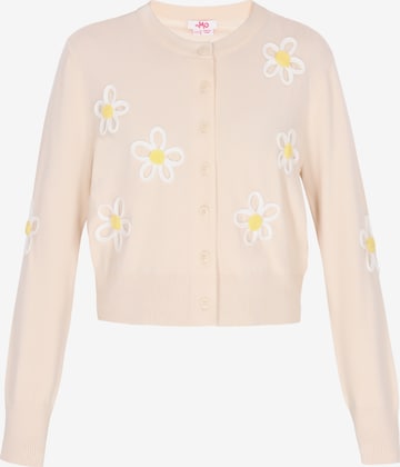 MYMO Kardigan w kolorze beżowy: przód