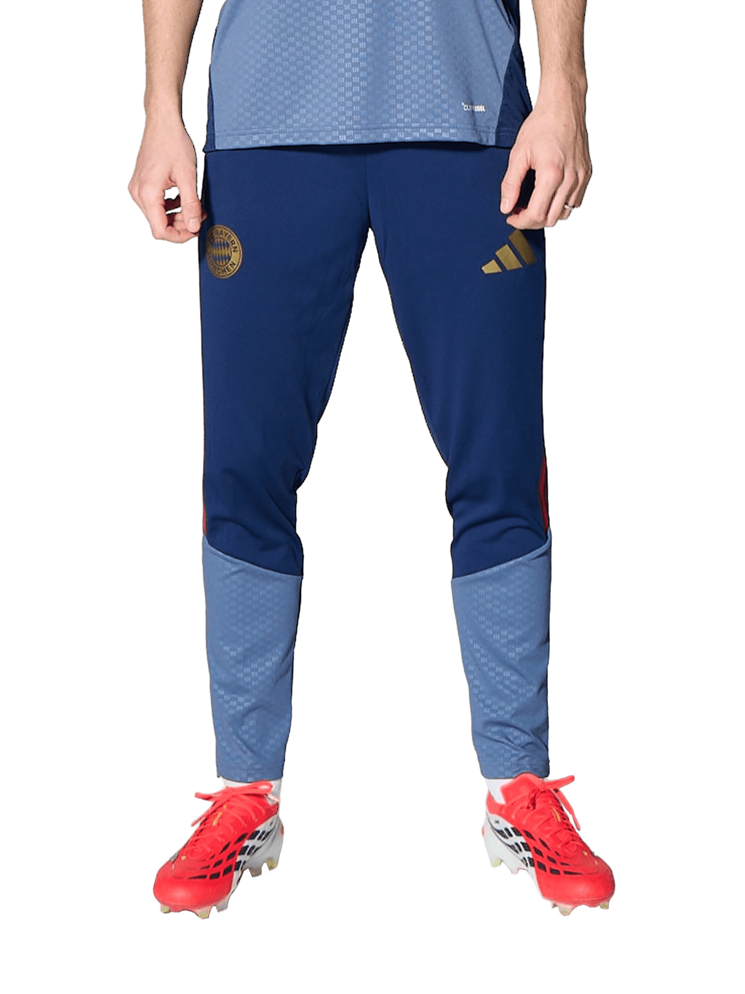Coupe slim Pantalon de sport 'FC Bayern München 26/27' ADIDAS PERFORMANCE en bleu : devant