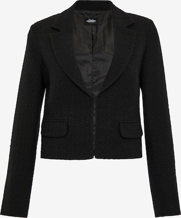 Blazer di Threadbare in nero: frontale