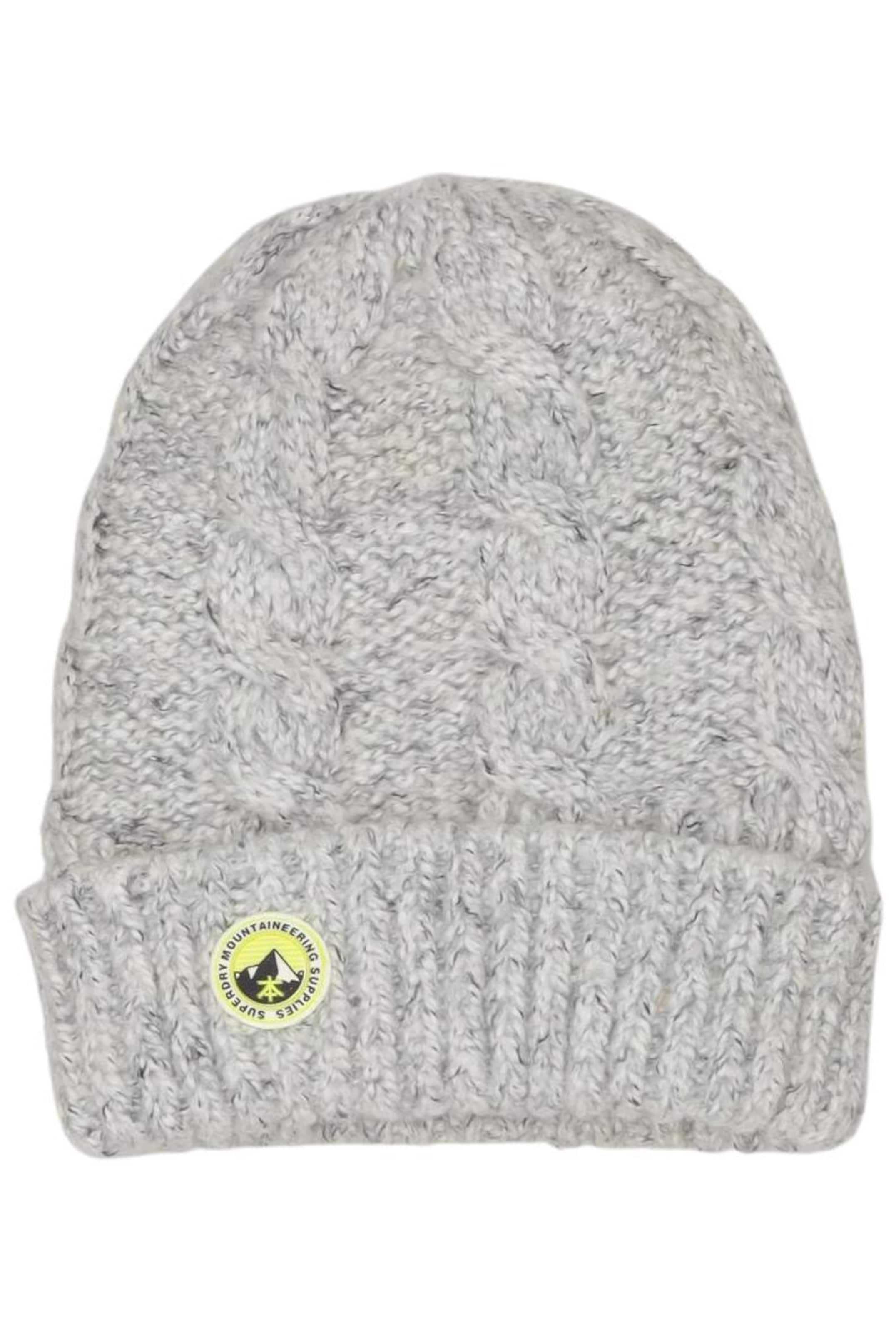 Superdry & Co Hut oder Mütze One Size in Grau: Vorderseite