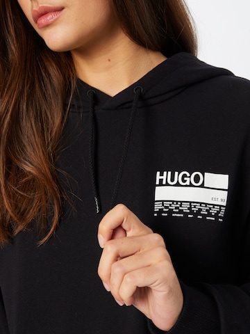 HUGO Red Sweatshirt 'Dasweater' in Black