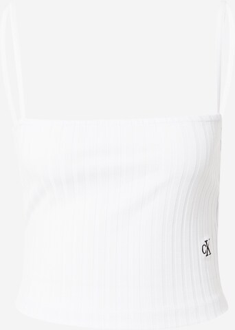 Calvin Klein Jeans Top w kolorze biały: przód