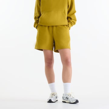 new balance Sportshorts 'Athletics' in Gelb: Vorderseite